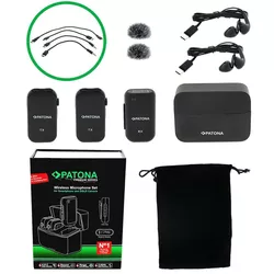 cumpără Microfon Patona Wireless System p/u Smartphones si DSLR (9877) în Chișinău 
