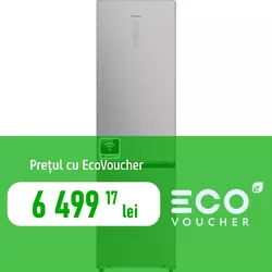 купить Холодильник с нижней морозильной камерой Hisense RB5P410SACC в Кишинёве 