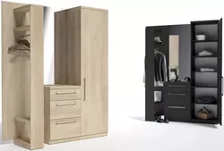 купить Шкаф Indart SET DE MODULE 01 (155x55x210) в Кишинёве 