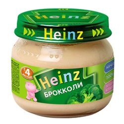 Heinz пюре брокколи 4+мес. 80г