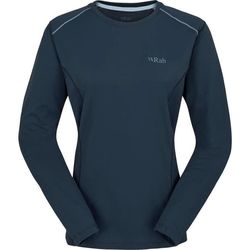 купить Одежда для спорта Rab Tricou dame Force LS Tee Tempest Blue 10 (QBL-08-TMB-10) в Кишинёве 