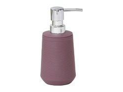 Dozator pentru sapun lichid "Striatii orizontale" 270ml, violet, plastic