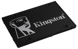 2.5" SATA SSD  256GB  Kingston KC600 [R/W:550/500MB/s, 90K/80K IOPS, SM2259, 3D NAND TLC]
