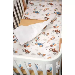 cumpără Lenjerie de pat pentru copii Veres 153.1.23 Сменная постель Ретро-Машинки 90x110/40x60 (3ед.) în Chișinău 