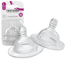 купить Пустышка U-Grow 78021 Set 2 tetine anticolici Twistshake, 4+ luni в Кишинёве 