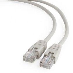 3m,  FTP Patch Cord  Gray, PP22-3M, Cat.5E, Cablexpert, molded strain relief 50u" plugs