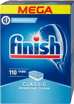 Tablete pentru mașina de spălat vase Finish Classic 110 buc