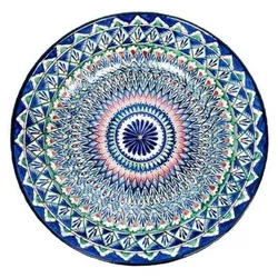 cumpără Farfurie Rishtan Ceramic Lyagan Mehrob 32cm, pictata manual, ceramica în Chișinău 