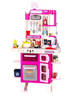 cumpără Bucătărie și veselă de jucărie Chipolino DIPK002413BK with light and sound, sprayingand watering 99cm în Chișinău 