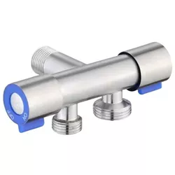 купить Запорная арматура Hydro S 0400351 sub lavoar, dublu 1/2"x1/2"x3/4" INOX, 122 в Кишинёве 