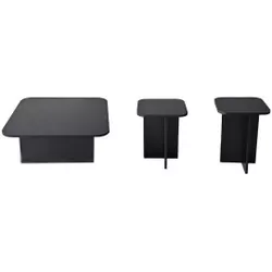 cumpără Măsuţă cafea Trendy Blues, Negru, set în Chișinău 