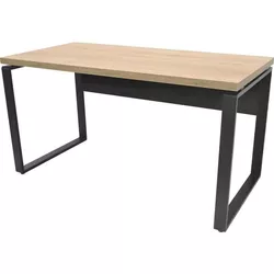 купить Офисный стол Deco B-140 URBAN (blat Sonoma+cadru Negru) в Кишинёве 