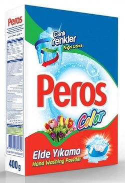Стиральный порошок для ручной и полуавтоматической стирки PEROS 400гр. Bright Colors