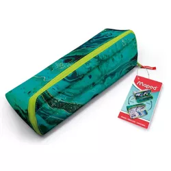 cumpără Penar școlar Maped 931903 Пенал Trendy Marble Green, треугольный în Chișinău 