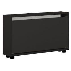 cumpără Raft pentru încălțăminte Mobildor-Lux Leo Slim 90x16x47H cm Anthracite în Chișinău 