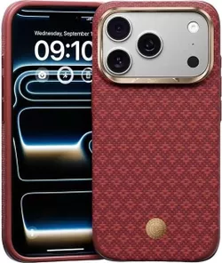 купить Чехол для смартфона Benks ArmorGrid Edge X9 with kevlar iP18 Pro Max/17 Pro Max (Sawy Red) в Кишинёве 