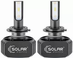 купить Автомобильная лампа Solar H7 12/24V 6000K 5000Lm 40W CSP1860 2шт в Кишинёве 