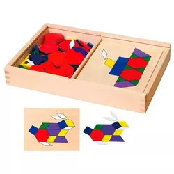 купить Настольная игра Viga 50029 Pattern Board Block в Кишинёве 