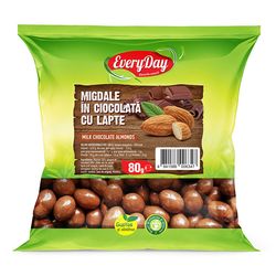 Миндаль в молочном шоколаде, 80г