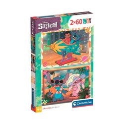 cumpără Puzzle Clementoni Puzzle 2x60 Stitch (24822) în Chișinău 