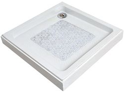 Коврик для душа 50X50cm Tendance Bubbles прозрачный, PVC