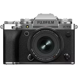 купить Фотоаппарат беззеркальный FujiFilm X-T5 16-50mm silver kit в Кишинёве 