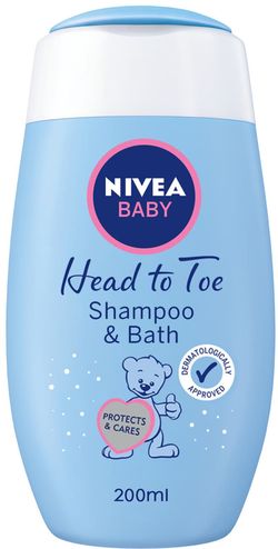 Пенка-шампунь для тела и волос Nivea Baby 200 мл