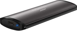 .512GB (USB3.2/Type-C) ADATA Portable SSD SE760 Titanium (122x44x14mm, 95g, R/W:1000/800MB/s)