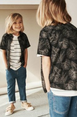 Bluza ZARA Negru cu imprimeu 6887/675/800
