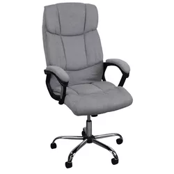 купить Офисное кресло Deco BX-3008 Stofa Light Grey 4 в Кишинёве 