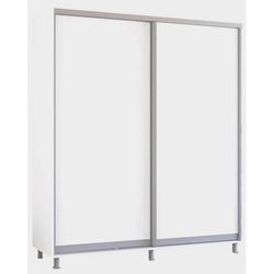 cumpără Dulap Mobildor-Lux Aron-S uși glisante din PAL (200x60x220H cm) Alb Brilliant în Chișinău 