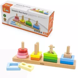 купить Головоломка Viga 44685 Sorter geometric din lemn Calcul, forme si culori в Кишинёве 