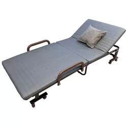 купить Раскладушка Waltz VOR82516 Pat pliabil cu saltea L80 Gri в Кишинёве 