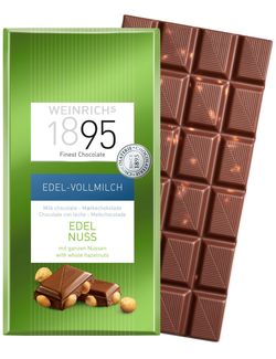 Молочный шоколад с лесными орехами Weinrichs 1895 100г