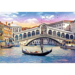 купить Головоломка Trefl 37398 Puzzles 500 Rialto Bridge, Venice в Кишинёве 