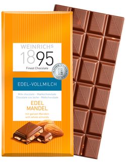 Молочный шоколад с мендалем Weinrichs 1895 100 г
