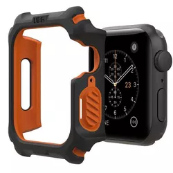 cumpără Curea UAG 19148G114097, for Apple Watch 44 Case, Black/Orange în Chișinău 