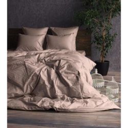 cumpără Textile de casă Cottony SLPSL Stripe Satin Light Brown : Euro în Chișinău 