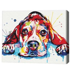 cumpără Tablou pe numere BrushMe RBS52198FC 30x40сm (fără cutie) Cel mai iubit din curcubeu în Chișinău 