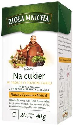 Ceai Monastic Herbs for Blood Sugar, 20 plicuri