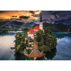 купить Головоломка Trefl R25K /54/55 (10797) Puzzle 1000 Lake Bled Slovenia в Кишинёве 