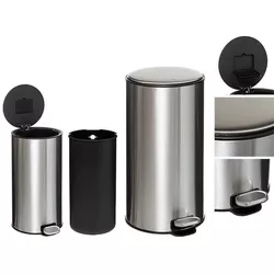 купить Урна для мусора 5five 55776 Delta 30l, inox cu pedala в Кишинёве 