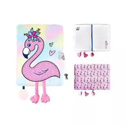 cumpără Carnet St.RIGHT 57881 Agenda cu lacat, A5, 96foi, Tropical Flamingo, coperta plus în Chișinău 