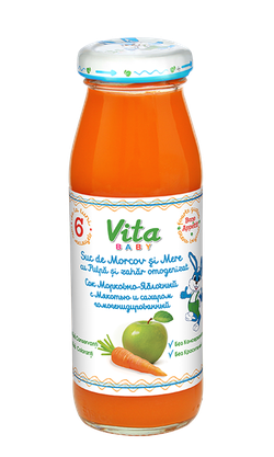 VITA Baby нектар морковь яблоко 175 мл