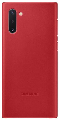 cumpără Husă telefon Samsung EF-VN970 Leather Cover Red în Chișinău