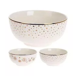 купить Салатница Excellent Houseware 22233 13cm Golden Rim Stars в Кишинёве 