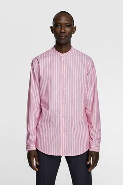 Рубашка ZARA Розовый в полоску zara 8211/360/094