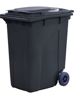 360L, Kонтейнеры для мусора, черный