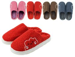 Papuci unisex de plus "Bot" m.36-45, 4 culori