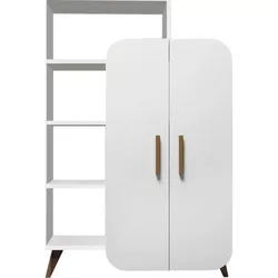 cumpără Raft de birou Trendy Forma, Alb 90x132x32cm, raft de carti în Chișinău 